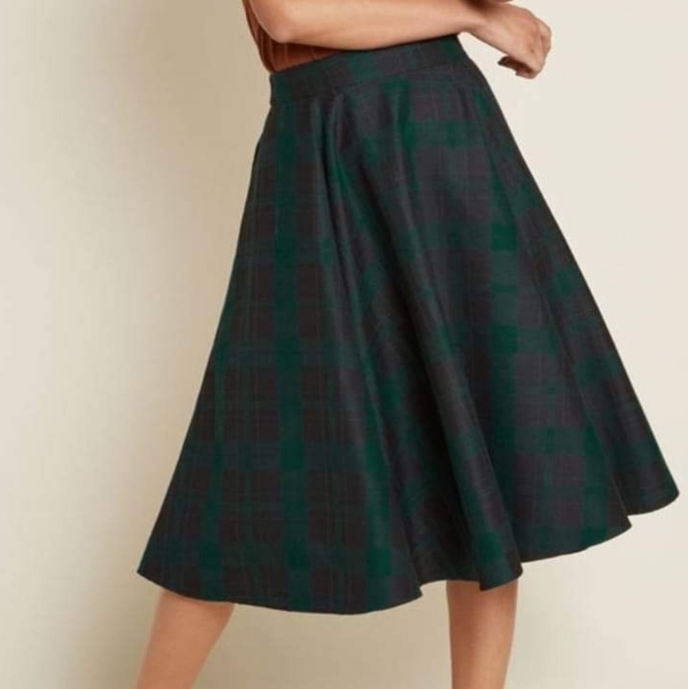 Collectif Modcloth EverLovely Intellect Midi skirt